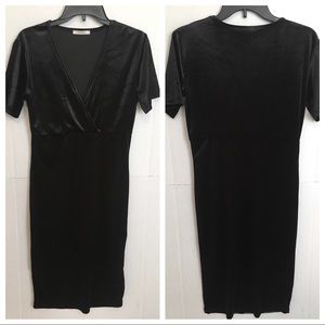 🖤Zara Suede Knee Length Dress large